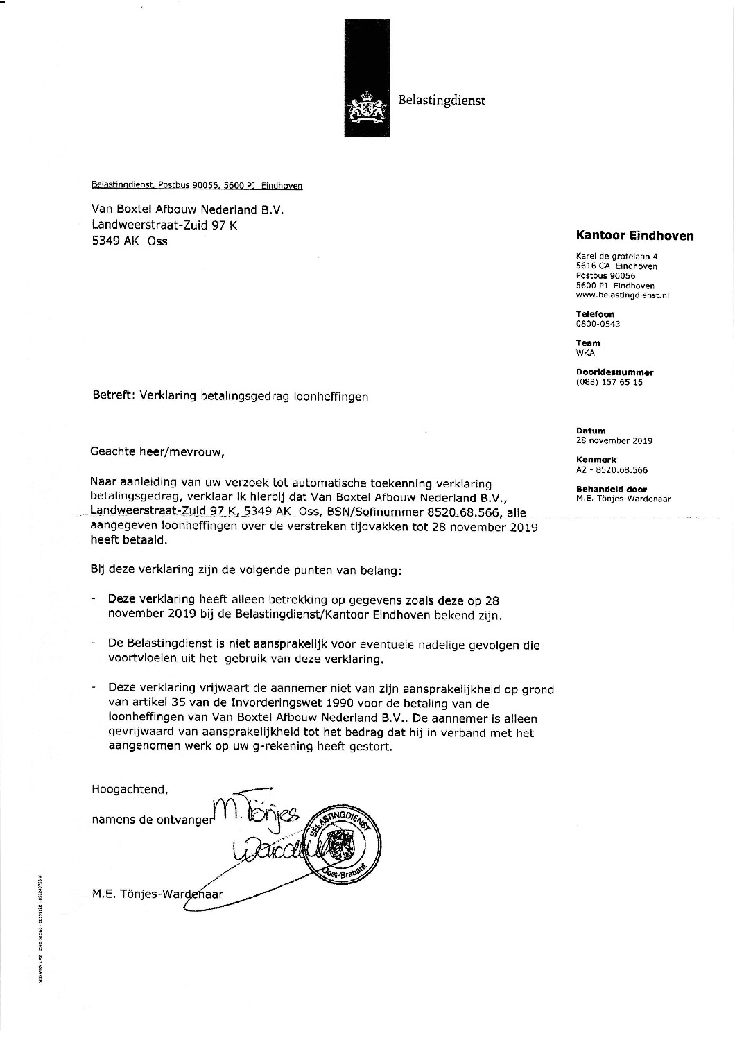 thumbnail of Verklaring betalingsgedrag 28-11-2019 Van Boxtel Afbouw